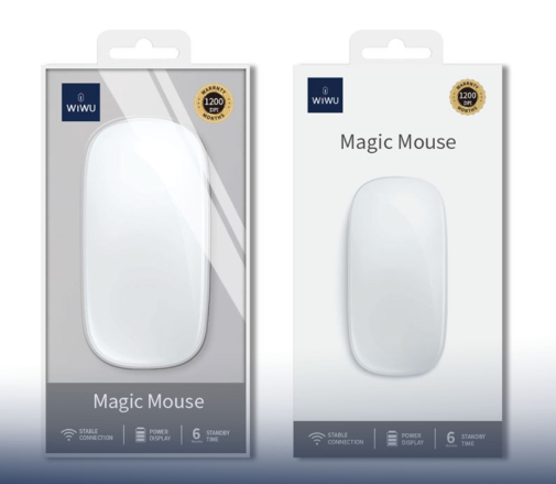 WiWu Magic Mouse WM103 Wireless Bluetooth Mouse Rechargeable Ergonomic Silent Click UK Stock